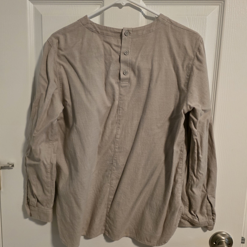 Muji 100% Cotton Long Sleeve Shirt - Picture 2 of 3